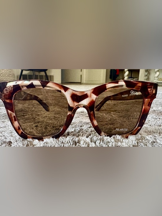 Quay Australia Accessories - Quay Australia Tortoiseshell Frame Sunglasses with Brown Lenses